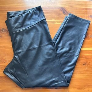 Express Faux Leather High Rise Leggings